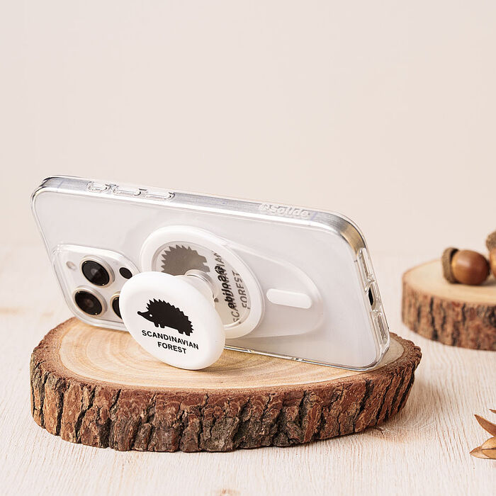 solide 索力得 PIGGE POP 北歐小刺蝟正版授權磁吸氣囊支架