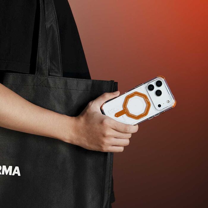 SKINARMA 日本東京 Magma 質感金屬磁吸防摔手機殼 附掛繩環 iPhone 17 Pro / Pro Max