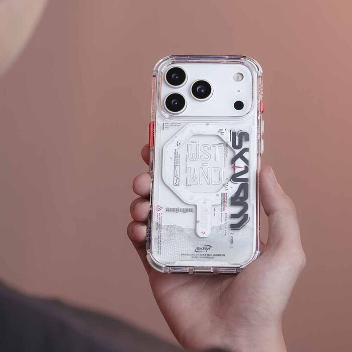 SKINARMA 日本東京 Sonix 荒原廢土磁吸防摔手機殼 附掛繩環 iPhone 17 Pro / Pro Max