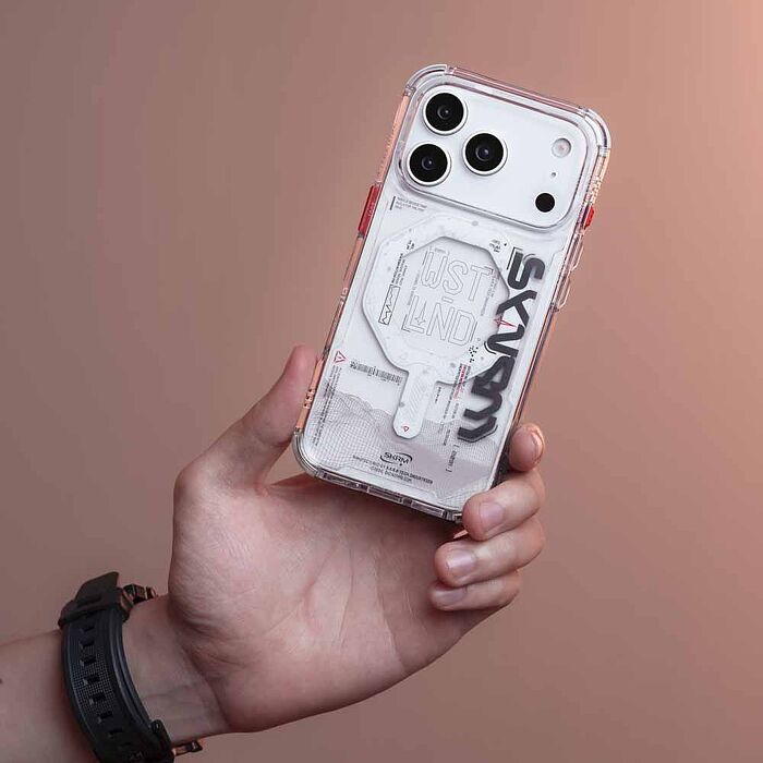 SKINARMA 日本東京 Sonix 荒原廢土磁吸防摔手機殼 附掛繩環 iPhone 17 Pro / Pro Max