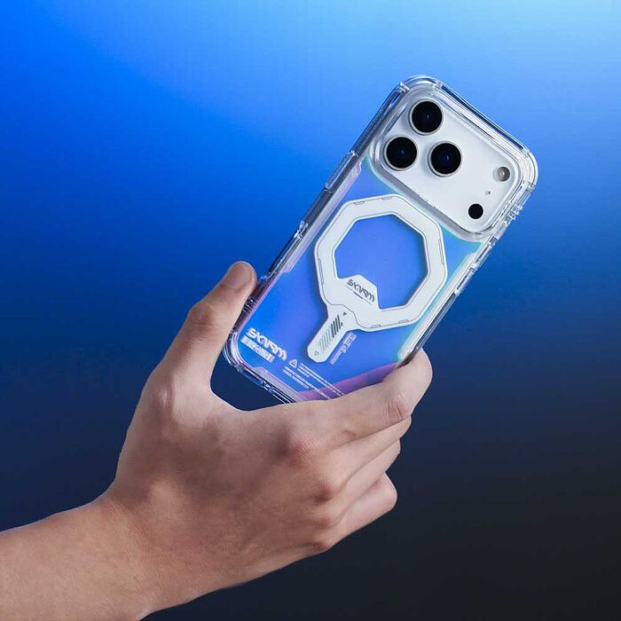 SKINARMA 日本東京 Myst 虹彩漸層磁吸防摔手機殼 附掛繩環 iPhone 17 Pro / Pro Max