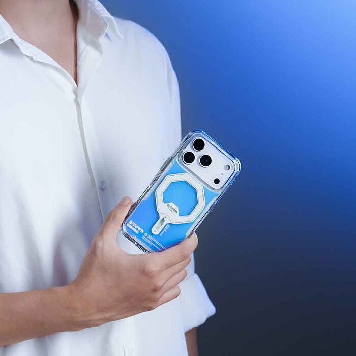 SKINARMA 日本東京 Myst 虹彩漸層磁吸防摔手機殼 附掛繩環 iPhone 17 Pro / Pro Max