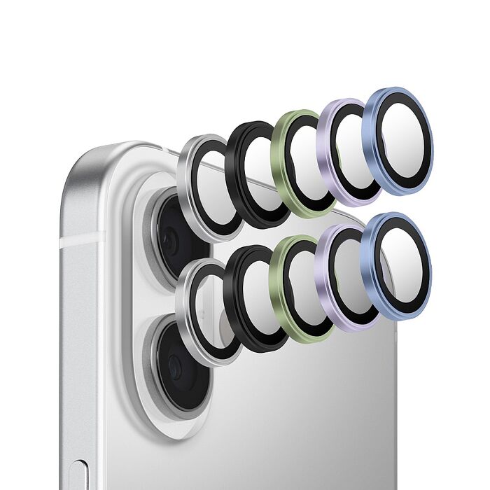 UNIQ 新加坡 OPTIX 鋁合金鏡頭保護貼 iPhone 17 系列