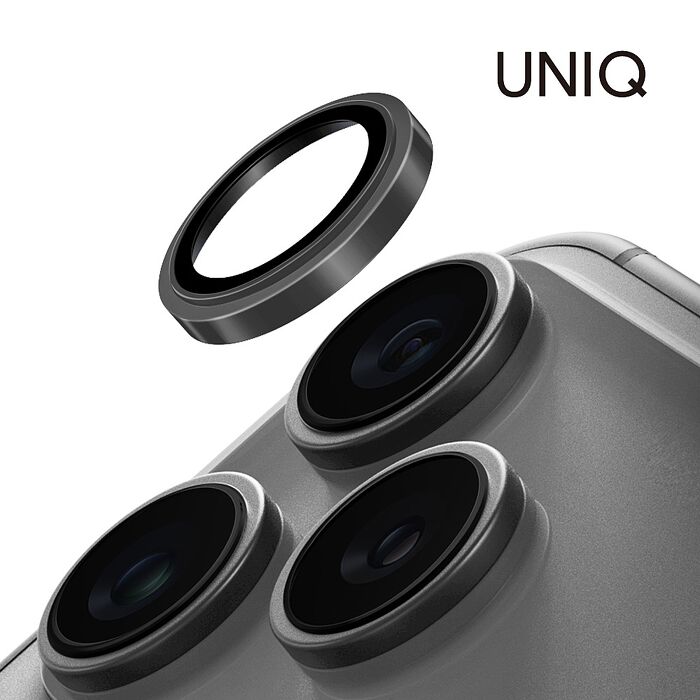 UNIQ 新加坡 OPTIX 不鏽鋼+頂級藍寶石鏡頭保護貼 iPhone 17 Pro / Pro Max