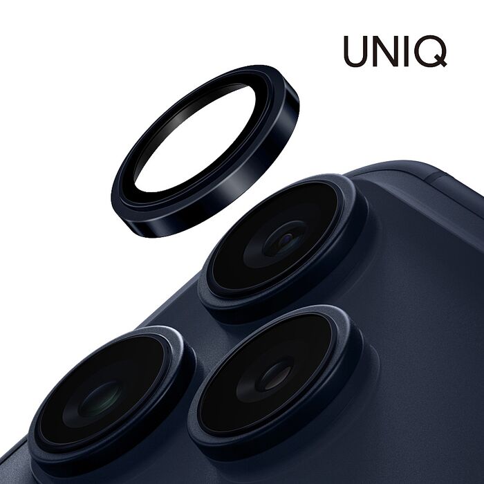 UNIQ 新加坡 OPTIX 不鏽鋼+頂級藍寶石鏡頭保護貼 iPhone 17 Pro / Pro Max