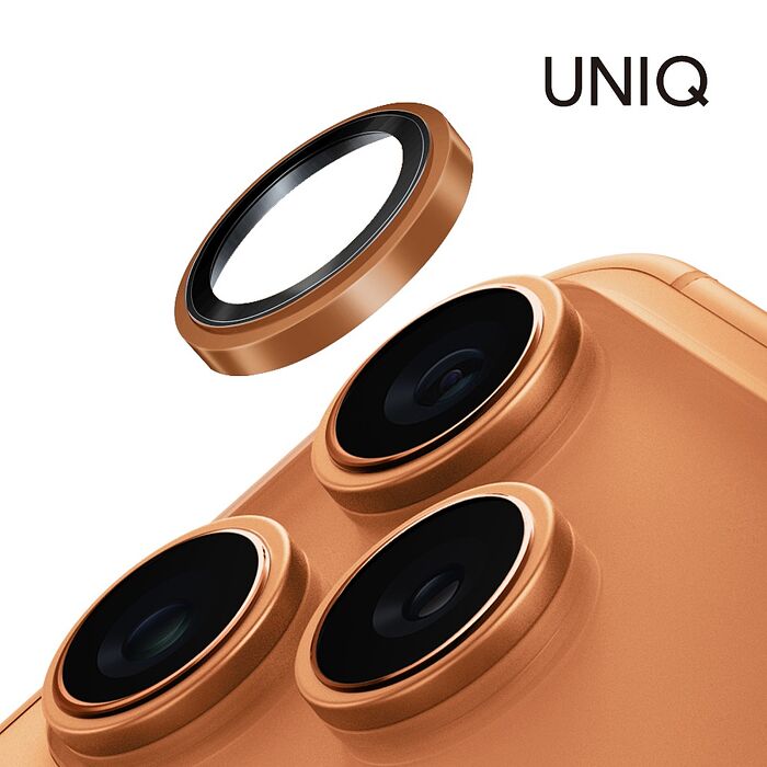 UNIQ 新加坡 OPTIX 不鏽鋼+頂級藍寶石鏡頭保護貼 iPhone 17 Pro / Pro Max