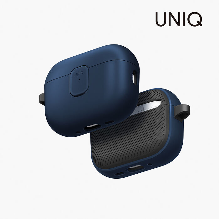 UNIQ 新加坡 Clyde 卡扣式雙料保護套 (附登山扣) AirPods Pro 第3代