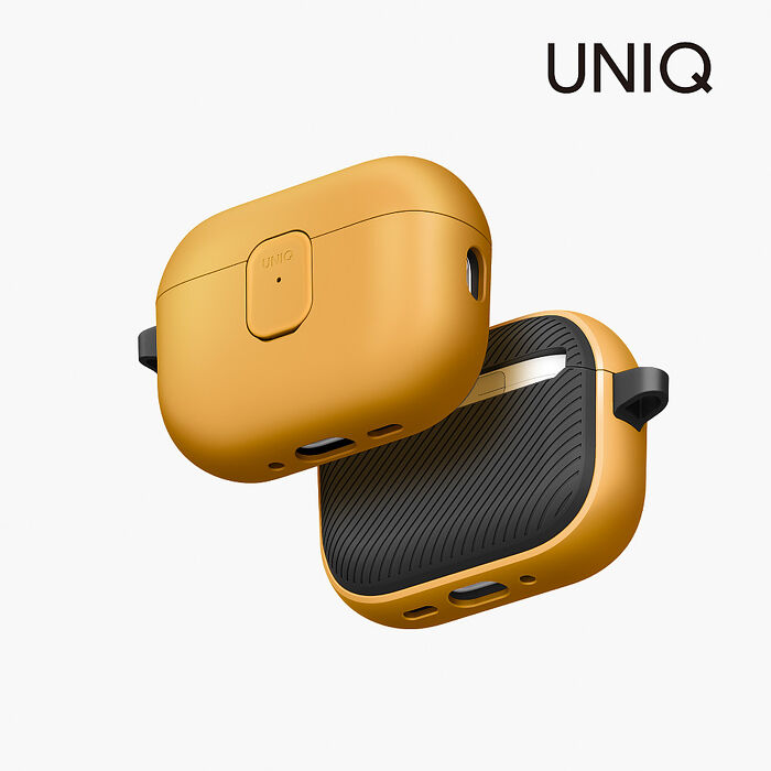 UNIQ 新加坡 Clyde 卡扣式雙料保護套 (附登山扣) AirPods Pro 第3代