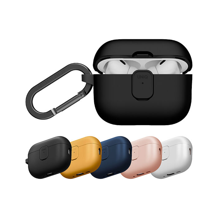 UNIQ 新加坡 Clyde 卡扣式雙料保護套 (附登山扣) AirPods Pro 第3代