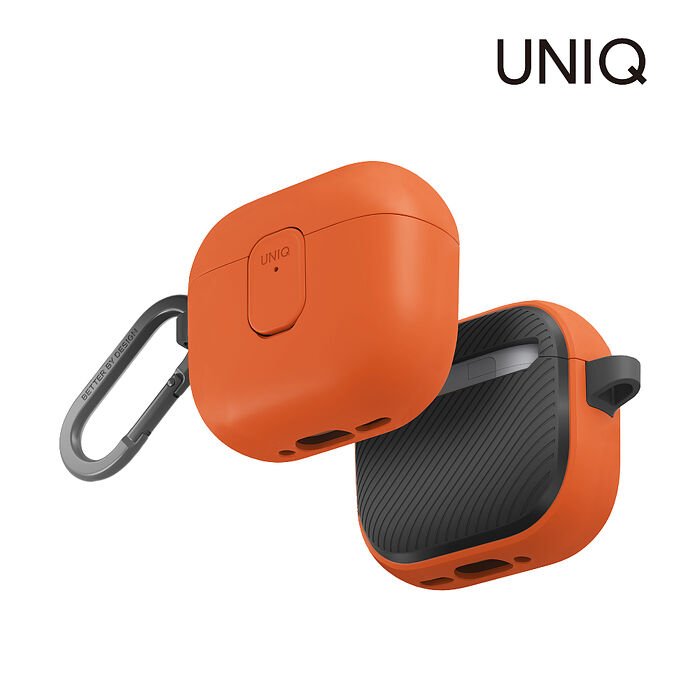 UNIQ 新加坡 Clyde 卡扣式雙料保護套 (附登山扣) AirPods 4 (2024)