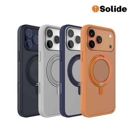 solide 索力得 RINGO 360度磁環支架保護殼 iPhone 17 系列