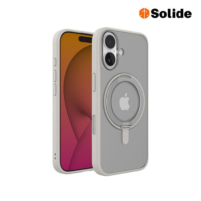 solide 索力得 RINGO 360度磁環支架保護殼 iPhone 17 系列