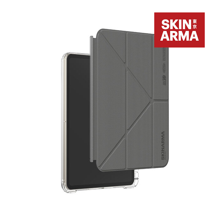 SKINARMA 日本東京 Zeta 可拆式磁吸支架筆槽保護殼 iPad Air 11吋 (M3/M2共用)