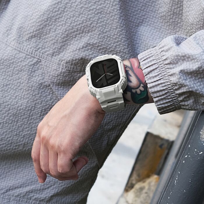 SKINARMA 日本東京 Mecha Apple Watch 一體成形錶帶