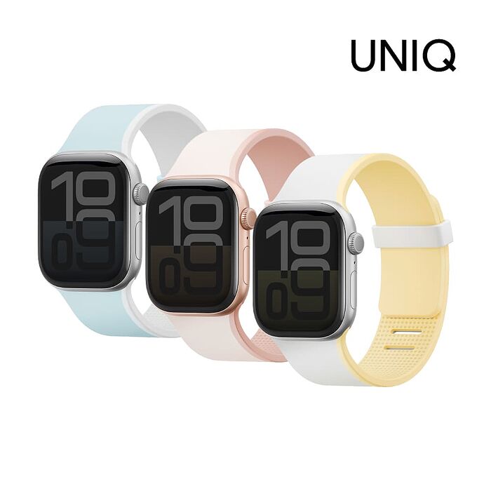 UNIQ 新加坡 Revix 4th Apple Watch 雙色矽膠磁吸錶帶