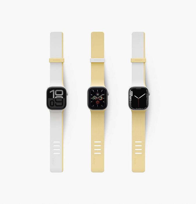 UNIQ 新加坡 Revix 4th Apple Watch 雙色矽膠磁吸錶帶