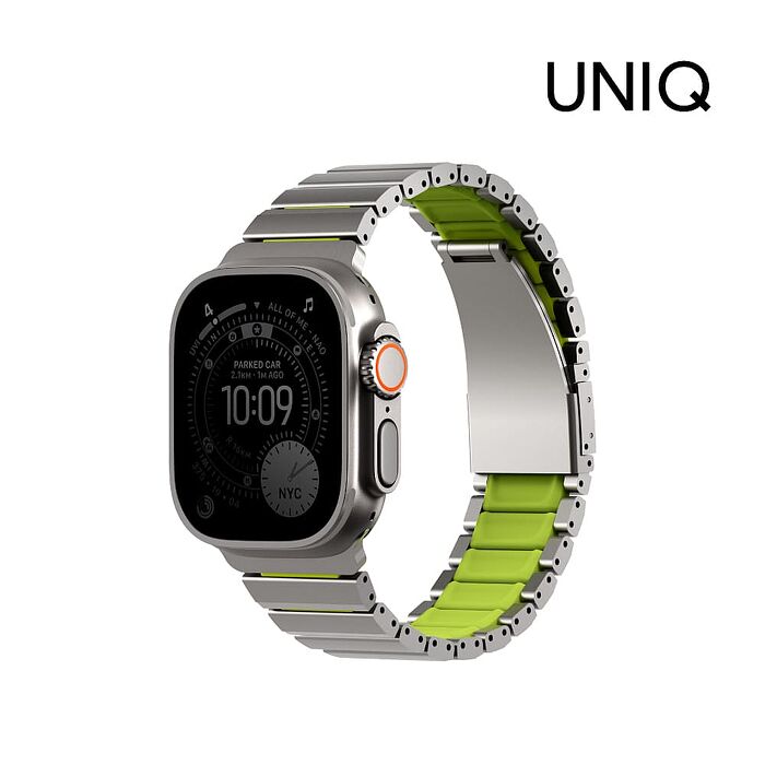 UNIQ 新加坡 Strova Flex Apple Watch 不鏽鋼調節錶帶