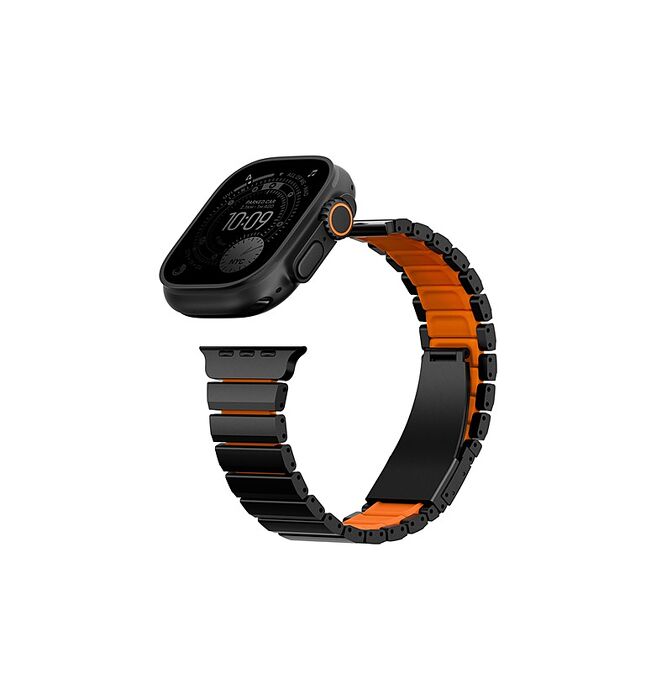 UNIQ 新加坡 Strova Flex Apple Watch 不鏽鋼調節錶帶