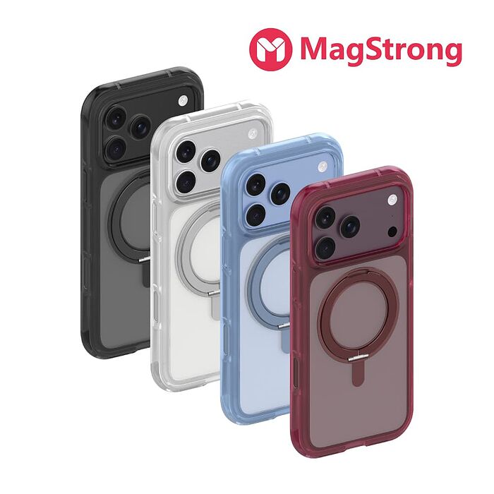 MagStrong iPhone 18 Pro Max /17 Pro Max 360度旋轉支架泡泡殼