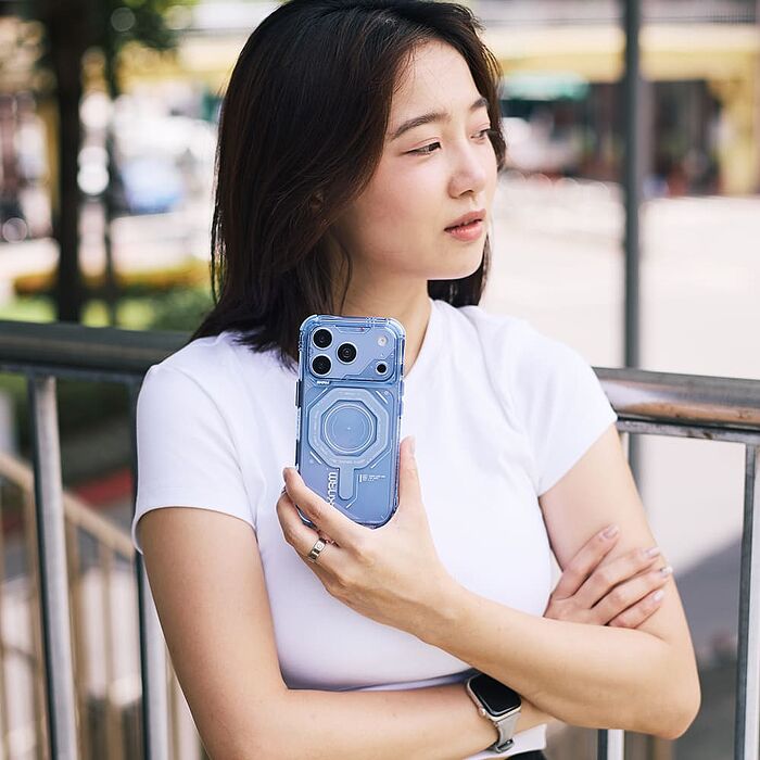 Skinarma iPhone 18系列 Magma磁吸防摔金屬款手機殼(附掛扣)