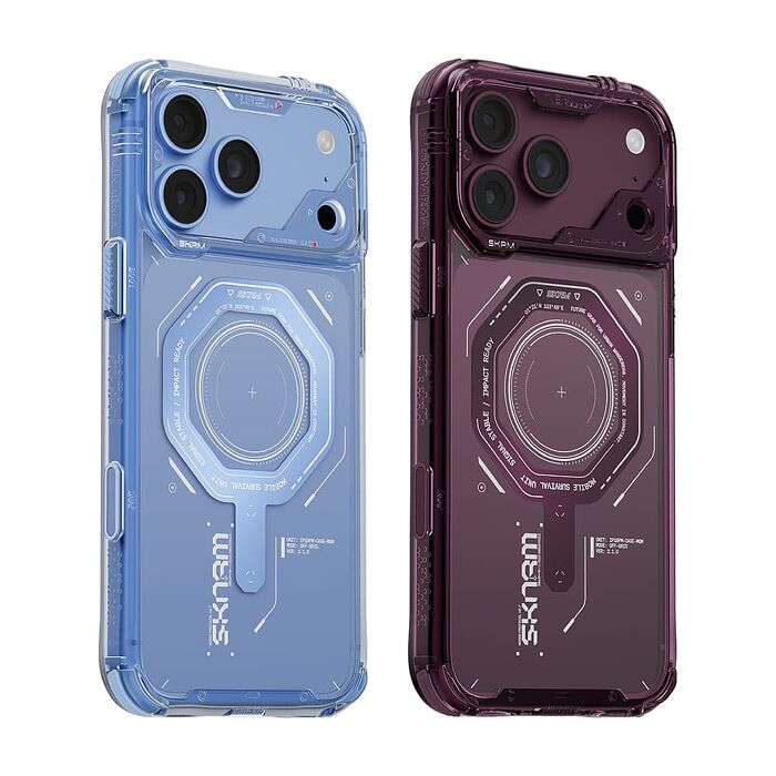 Skinarma iPhone 18系列 Magma磁吸防摔金屬款手機殼(附掛扣)