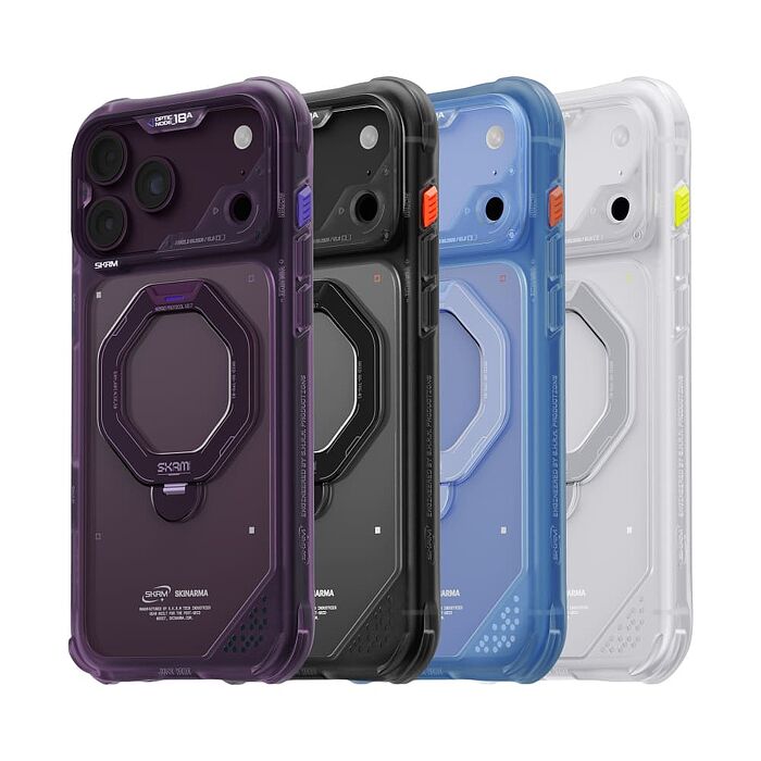 Skinarma iPhone 18系列 Saturn 360°旋轉星環支架手機殼