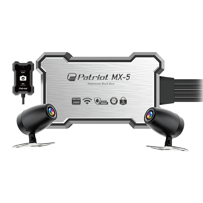 愛國者高畫質機車行車記錄器MX-5 + GPS測速模組｜贈32G記憶卡