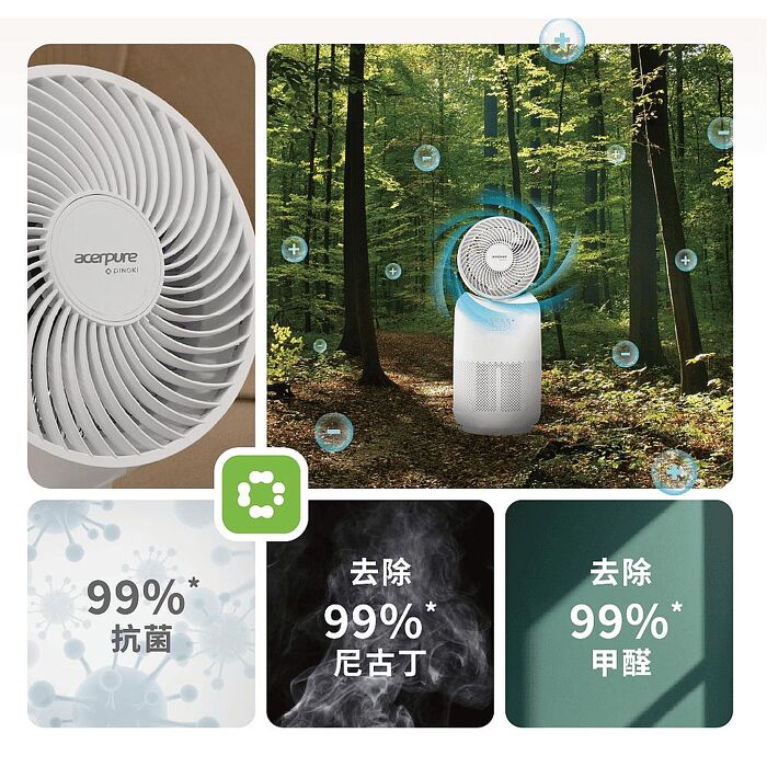 Acerpure COOL C3 涼淨爐 四合一涼暖空氣清淨機（PINOKI版）AH335-10W
