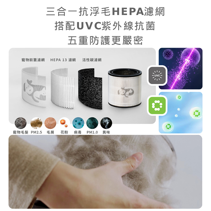 Acerpure PRO P5 毛管家 智慧寵物空氣清淨機 AP535-30W