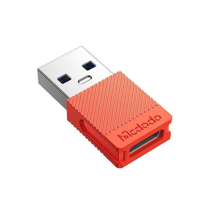 【Mcdodo麥多多】酷睿系列 Type-C to USB-A3.0 轉接頭-橙色