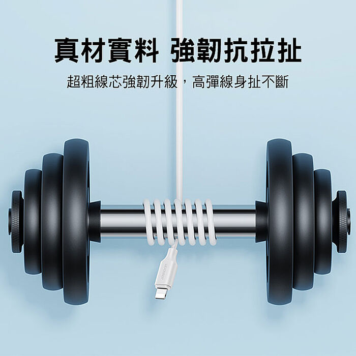 JOYROOM S-A9 恒久系列 USB-A to Lightning 2.4A 快充線1M【兩入組】