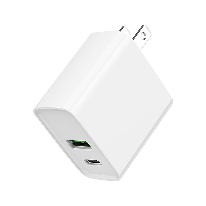 BSMI認證 雙孔快充 QC+PD 20W 快速充電器+四合一充電線組 (搶購)