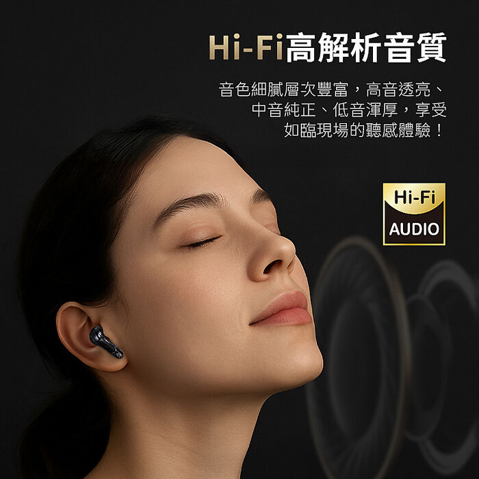 品牌優惠 TWS 入耳式/半入耳式 Hi-Fi音質 真無線數顯藍牙耳機 V5.4(搶購)