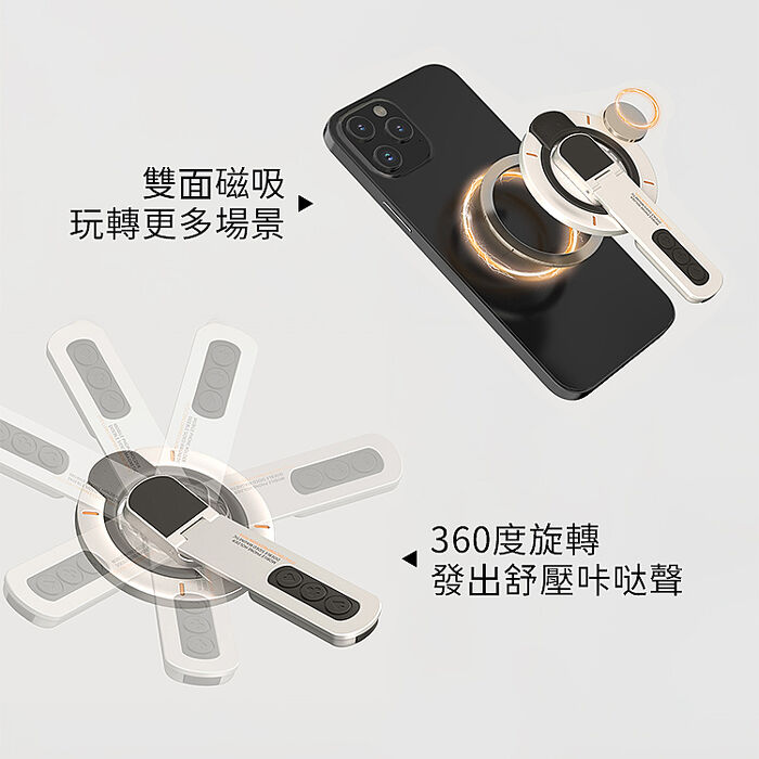 SHOWHAN 2025 雙面磁吸指環解壓手機支架(搶購)