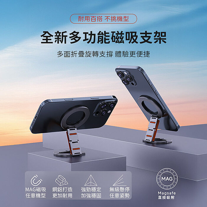 SHOWHAN SP102 MagSafe 多向磁吸腕帶支架