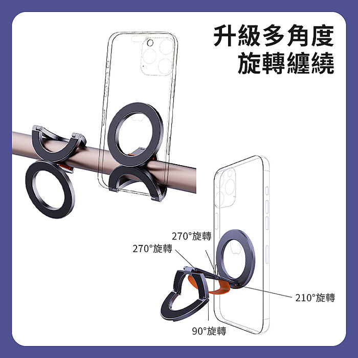 SHOWHAN SP102 MagSafe 多向磁吸腕帶支架