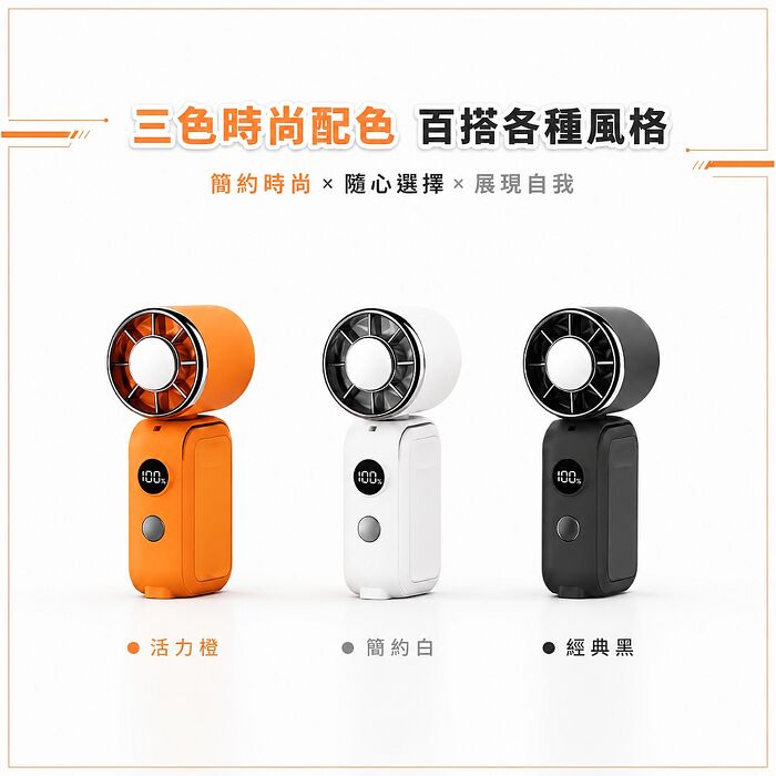 MCK 旋轉折疊迷你冰敷可夾式手持風扇 YM-001