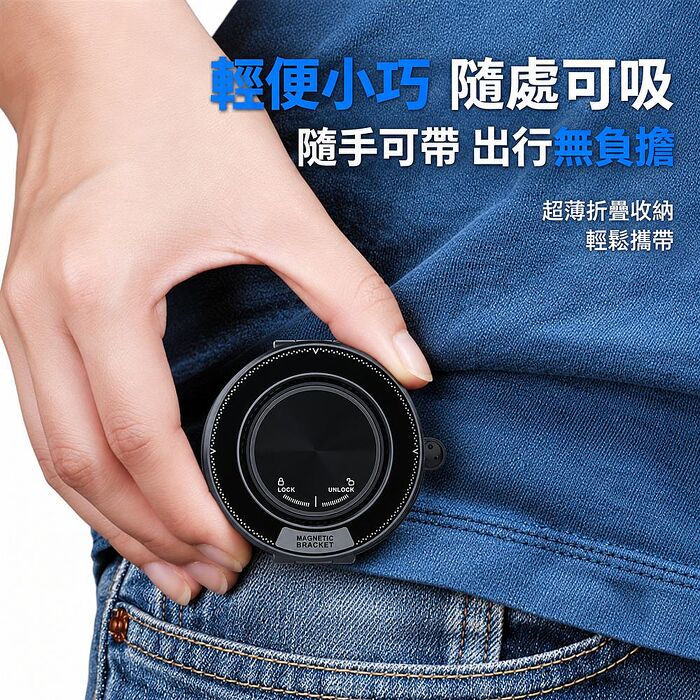 SHOWHAN 升級款超薄吸盤磁吸車載支架手機支架K6(M16)(搶購)