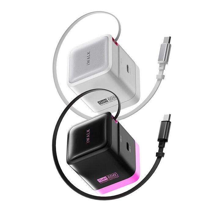 iWALK Flex 伸縮線65W氮化鎵充電器