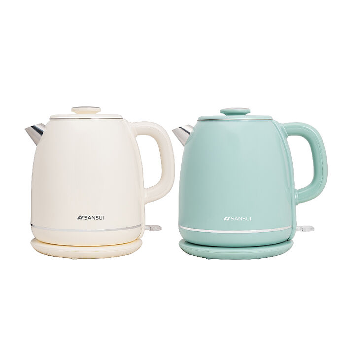 SANSUI 山水 2L不鏽鋼雙層防燙電茶壺 SWB-K35W/SWB-K36G