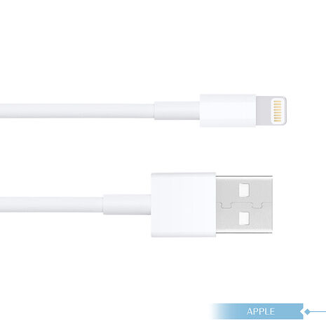 Apple蘋果副廠 Lightning to USB-A 連接線-100cm,密封裝【支援AirPods系列】