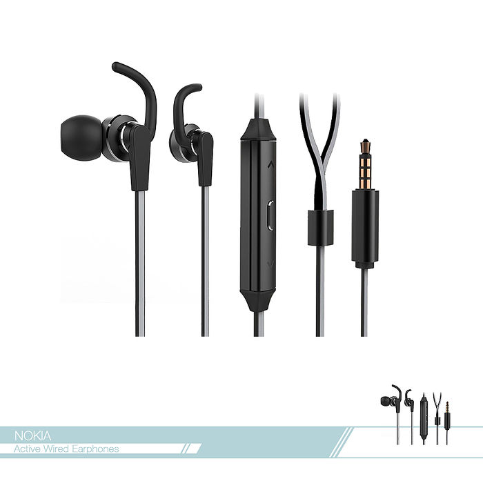 NOKIA 原廠 WH-501 高品質入耳式線控耳機 (3.5mm) 有線款