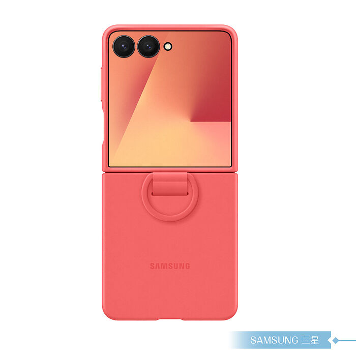 Samsung 三星 原廠公司貨 Z Flip7 矽膠薄型保護殼 - 附指環扣, PF766 (盒裝)
