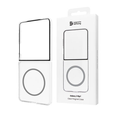 Samsung 三星 原廠公司貨 Z Flip7 透明磁吸保護殼 FFF766 (盒裝)