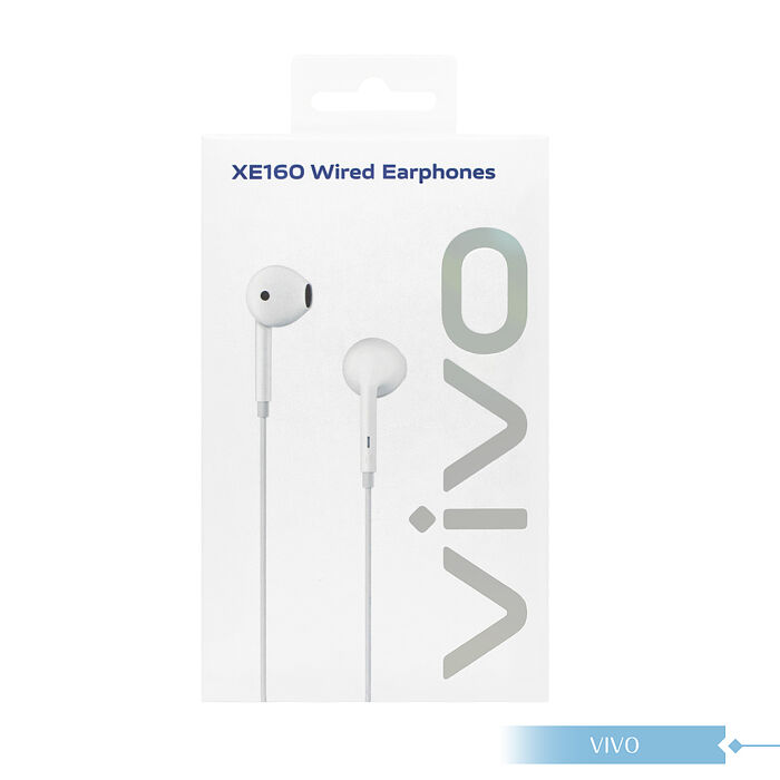 VIVO XE160 台灣正原廠盒裝 / 半入耳式線控耳機 Type-C (白色)
