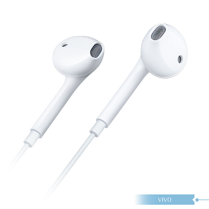 VIVO XE160 台灣正原廠盒裝 / 半入耳式線控耳機 Type-C (白色)
