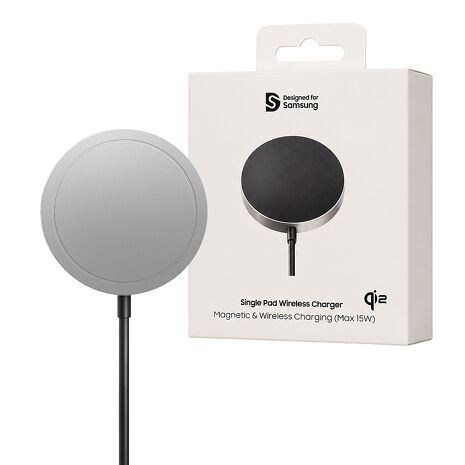 Samsung 三星 原廠公司貨PWU025 / 15W 無線充電器1.5m -需搭配磁吸保護殼 (盒裝)