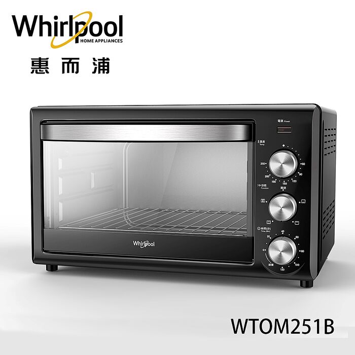 Whirlpool 惠而浦 25公升機械式旋風烤箱WTOM251B