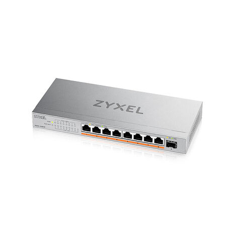 Zyxel 合勤 XMG-108HP 9埠 Multi-Gig 無網管 PoE交換器 10G上行介面  8埠2.5