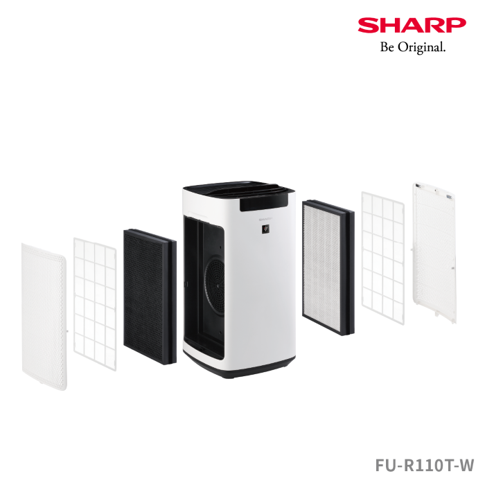 夏普SHARP 超淨領域Max 高效除甲醛空氣清淨機 FU-R110T-W